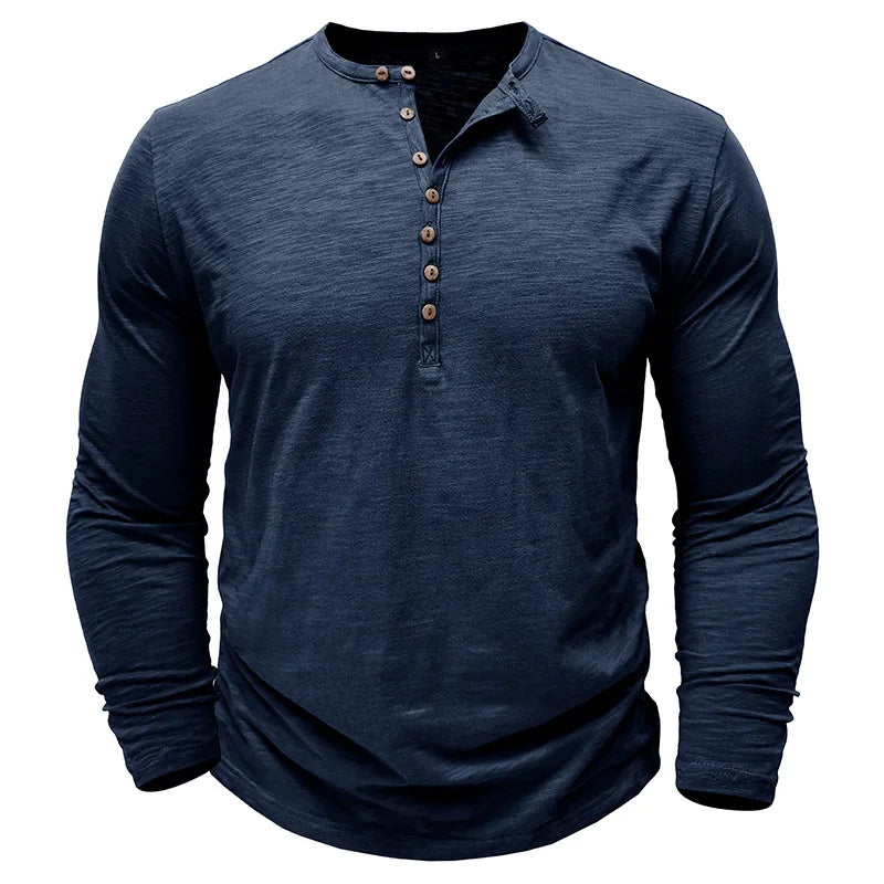 Henley Classic Comfort de Algodón