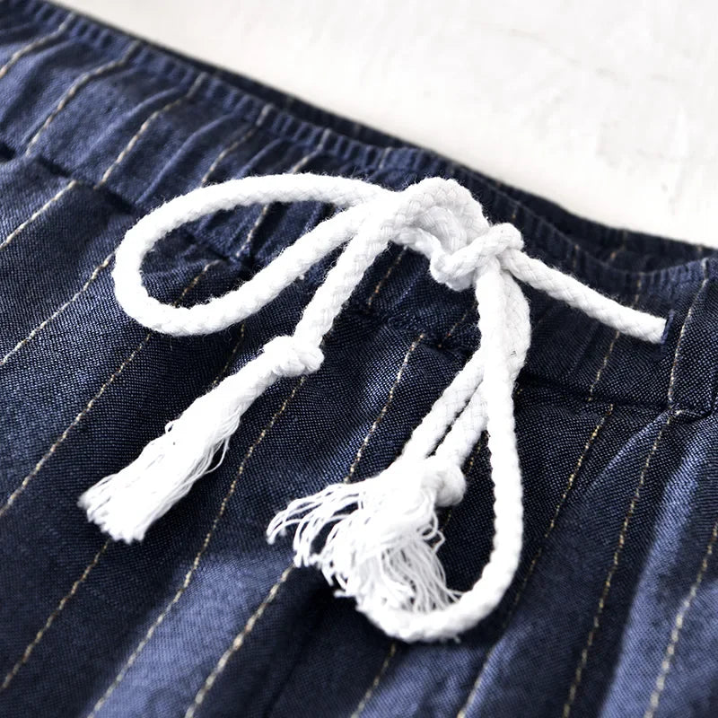 Shorts Amalfi de Mezcla de Lino