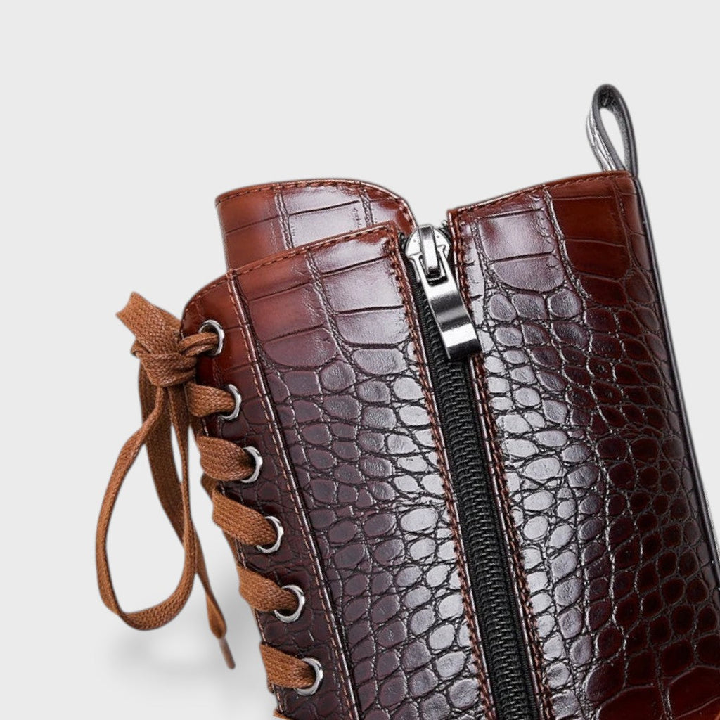 Botas Cowboy Mujer con Cordones