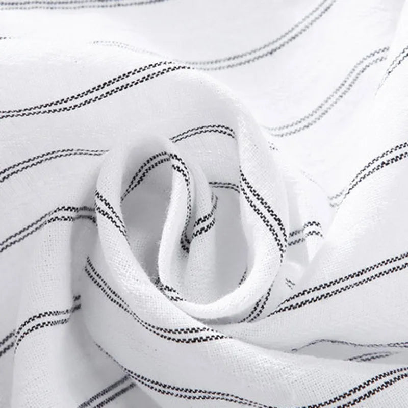 Camisa Conall de Lino y Algodón con Botones