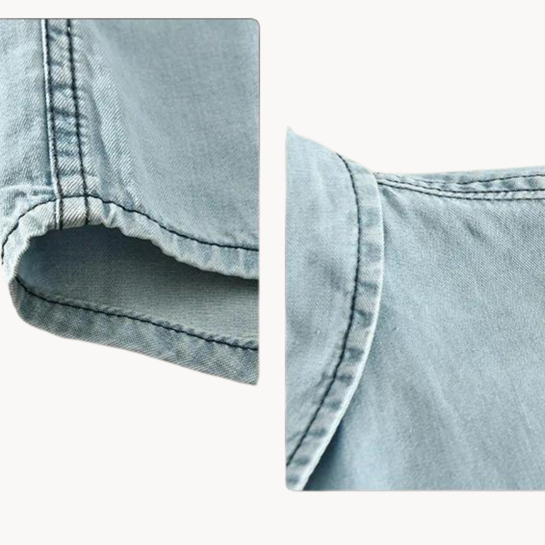 Camisa Frontier de Chambray en Algodón