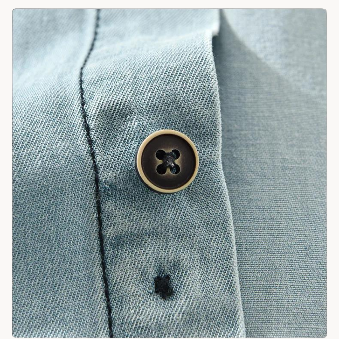 Camisa Frontier de Chambray en Algodón
