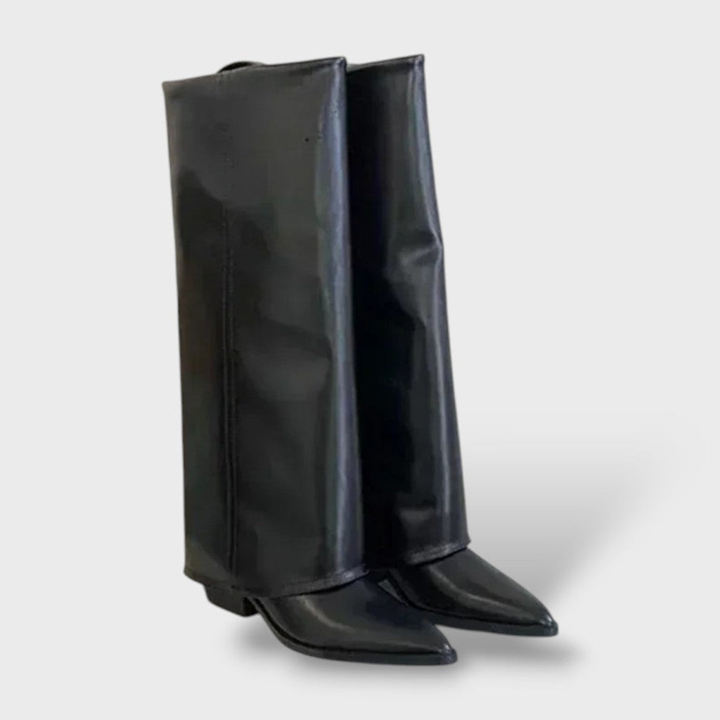 Botas altas de tacón mujer elegantes