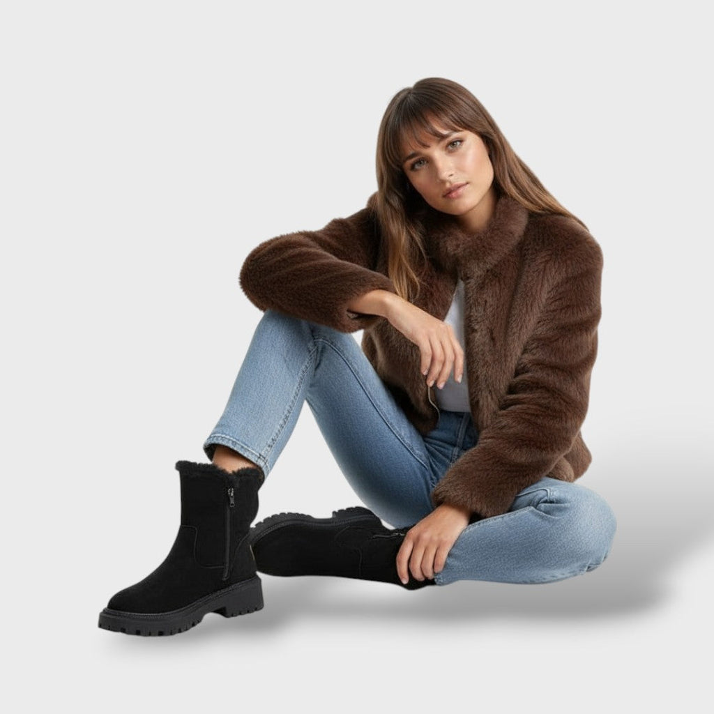 Botas de nieve cálidas para mujer