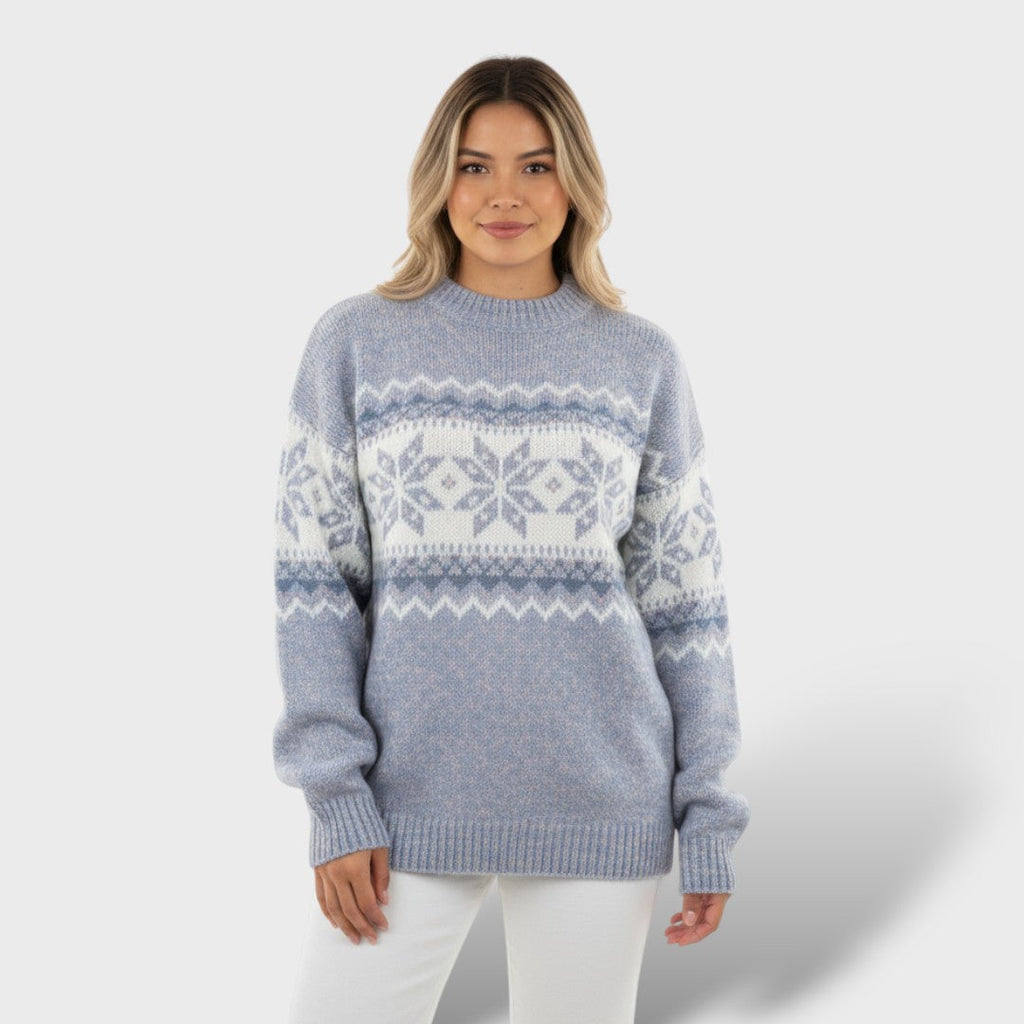 Suéter Nórdico de Punto Suave