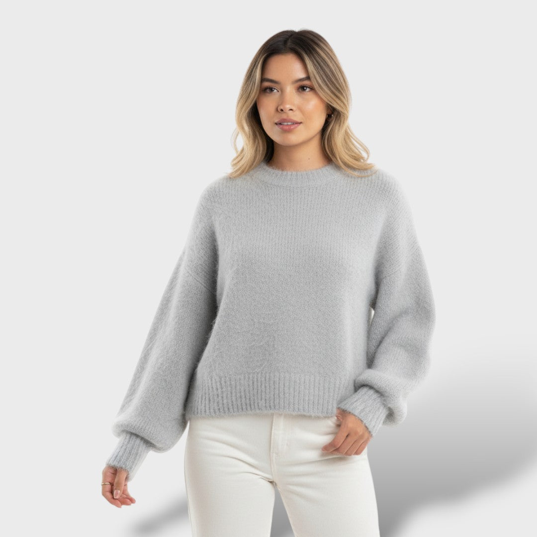 Suéter de Mohair Suave Mujer