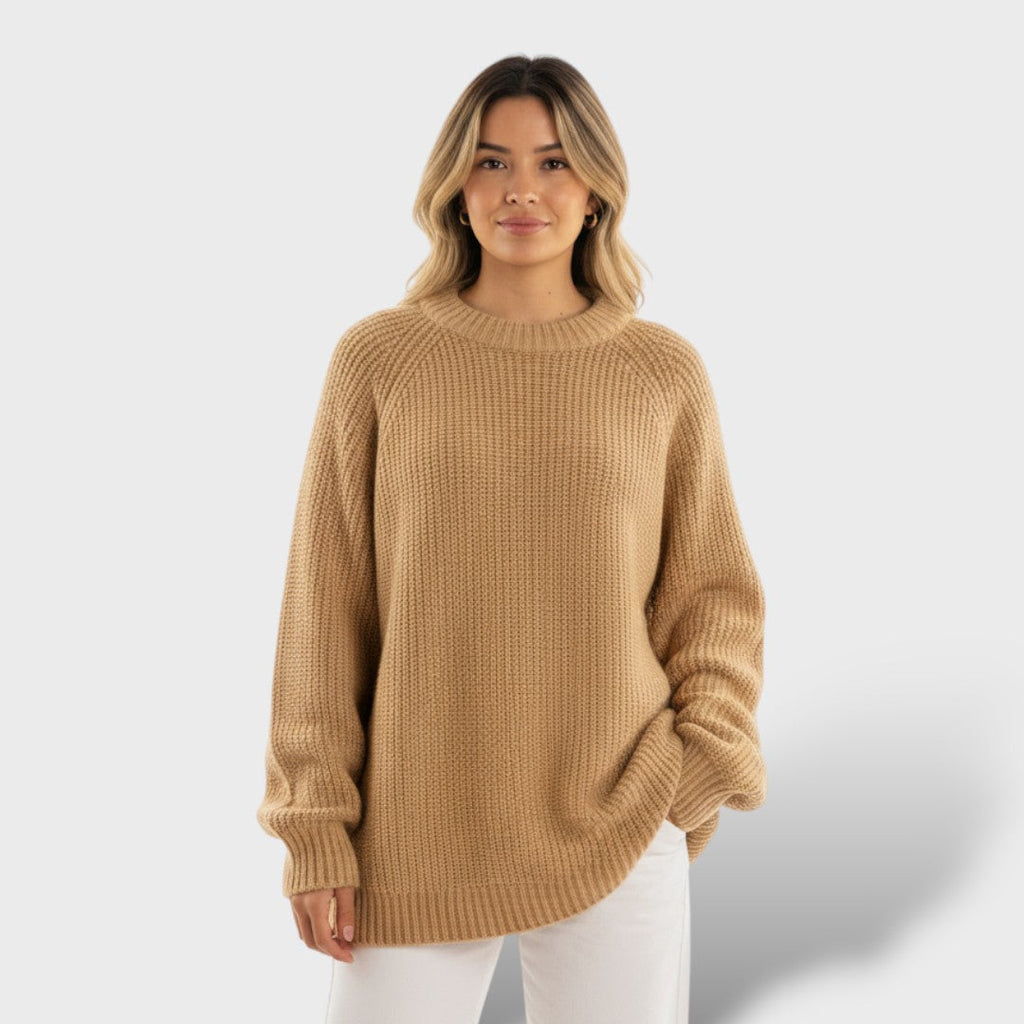 Suéter cashmere grueso mujer