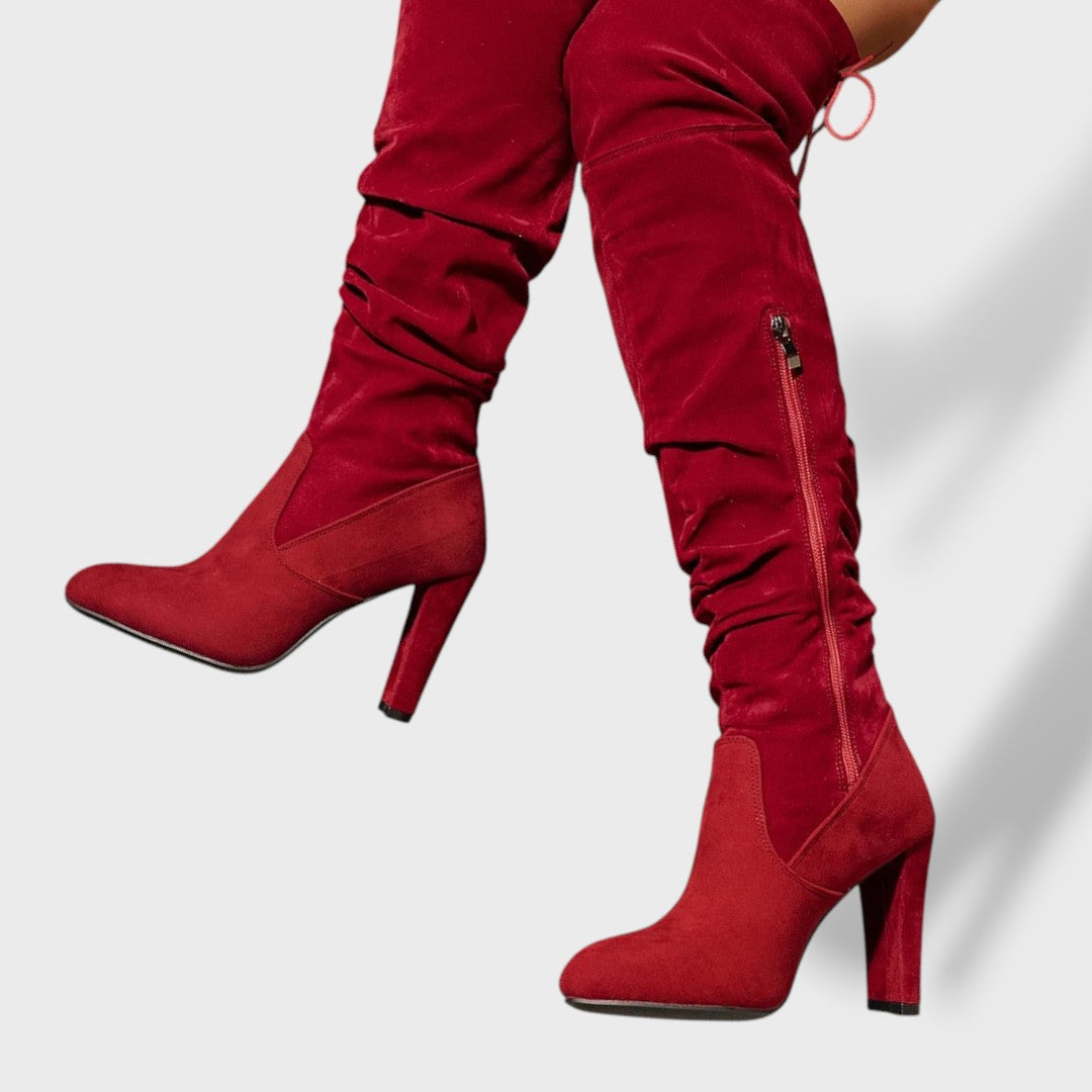 Botas Altas Mujer Tacón Alto Elegantes