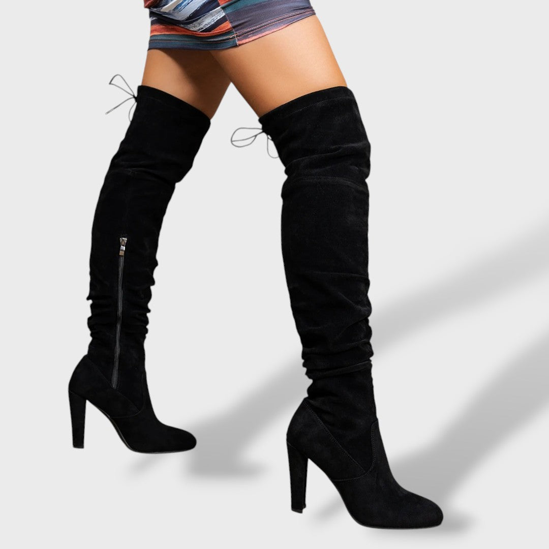 Botas Altas Mujer Tacón Alto Elegantes