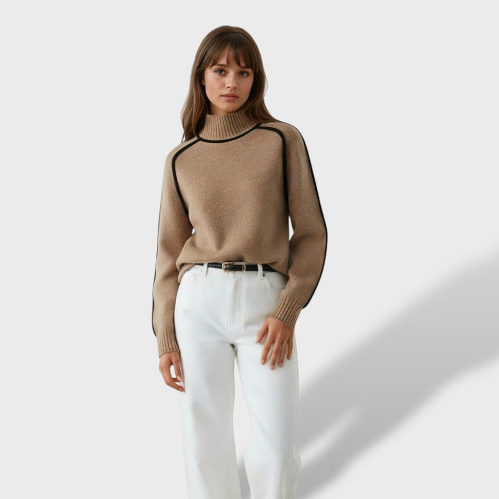 Camila | Suéter cuello alto mujer