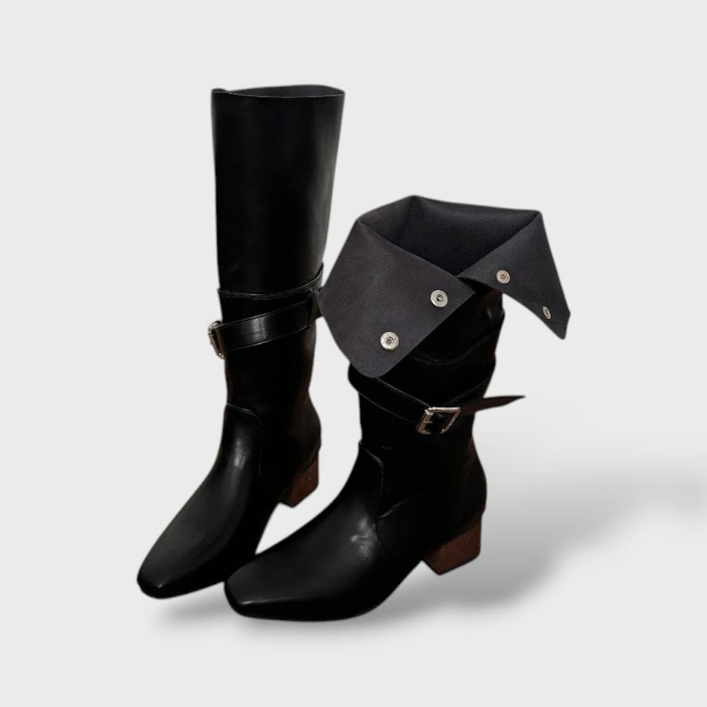 Botas Western Mujer Plegadas